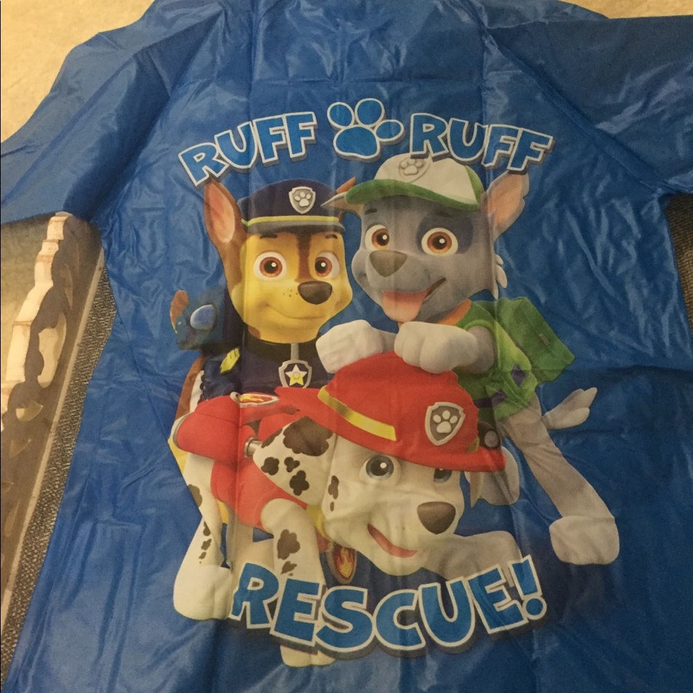 NWT paw patrol rain jacket